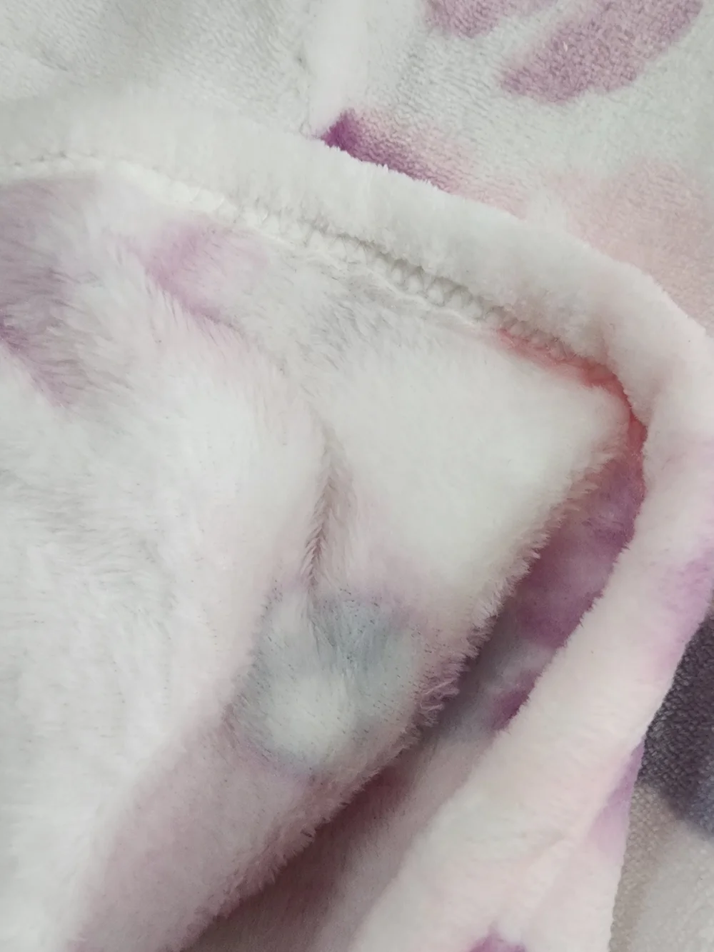 Oversized Plus Floral Throw Blanket - Pink & Purple